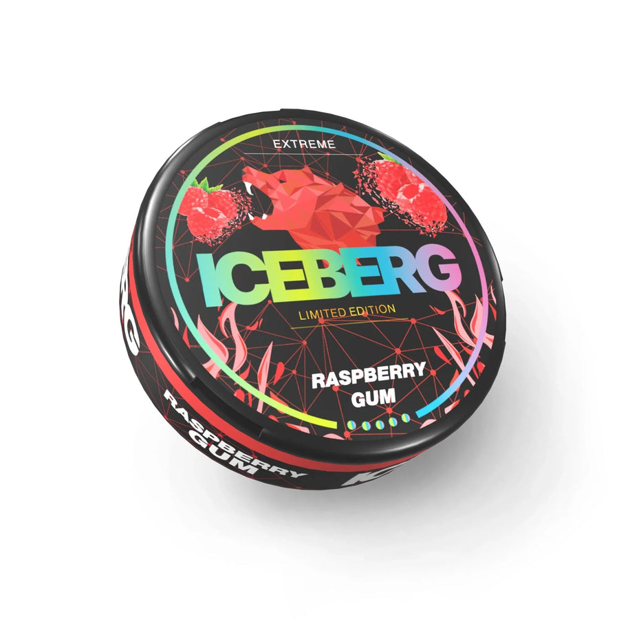ICEBERG RASPBERRY GUM 40MG
