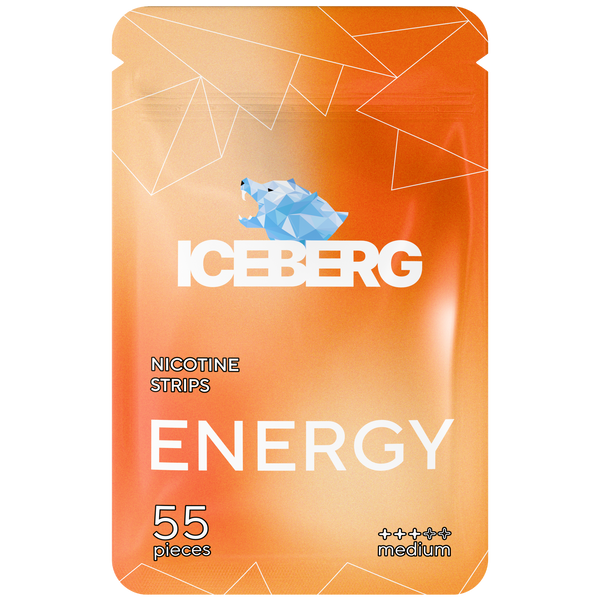 ICEBERG NICOTINE STRIPS ENERGY 12.8MG/STRIP