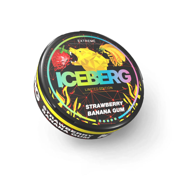ICEBERG STRAWBERRY BANANA GUM 40MG