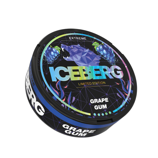 ICEBERG GRAPE GUM 40MG