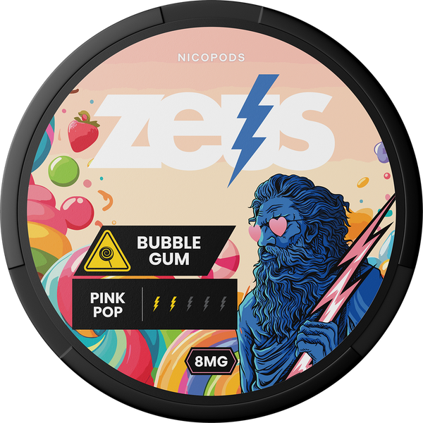 ZEUS BUBBLEGUM LIGHT 8MG